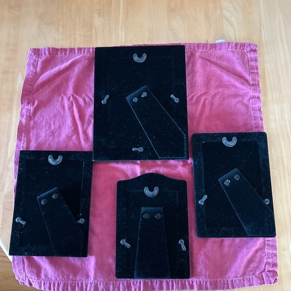 Godinger silver plate frames, one 5 x 7, two 4 x 6, and one 3 1/2 x 5 - Picture 6 of 6